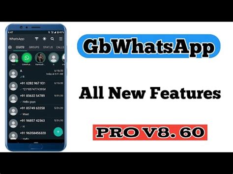 You can use without any temporary ban issue. GbWhatsApp All New Features || UPDATES PRO V8. 60 - YouTube