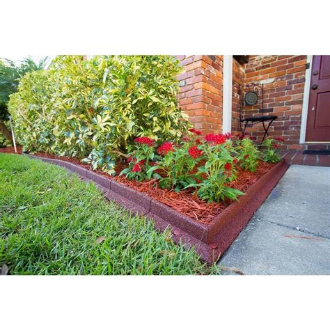 Hello from all of us here at the landscape depot. EcoBorder 4 ft. Red Rubber Landscape Edging-ECOBRD RED 4FT - The Home Depot | Balcony plants ...