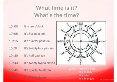 Numbers Date Time Grammar Guide English Esl Powerpoints