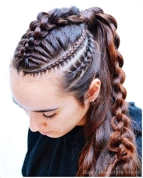 Girls and boys with strong personalities and confidence use up this style with ease. Pin by Cassie Carr on hair | Viking hair, Cool hairstyles ...