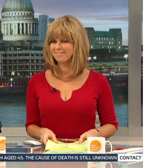 kate garraway puts on a very busty display on good morning britain tv and radio showbiz and tv