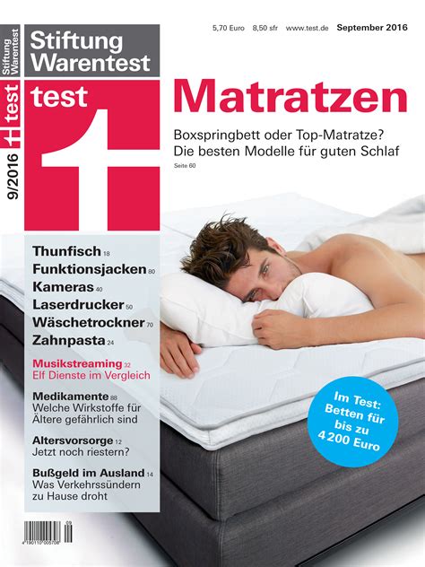 Das resultat war eher gemischter natur, denn die tests zeigten, dass teure matratzen keineswegs automatisch besser sind, als die günstigeren modelle. Stiftung Warentest wertet Boxspringbetten ab « Möbel ...