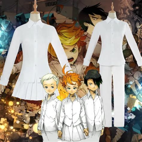 The Promised Neverland Emma Norman Cosplay Uniform Outfit Costumes Shirt Skirt 3232 Picclick