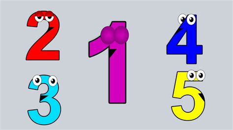 Number Rhymes For Children Learn To Count Make Numbers 1 10 The