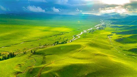绿水青山丨新疆新源：空中草原风景绝美央广网