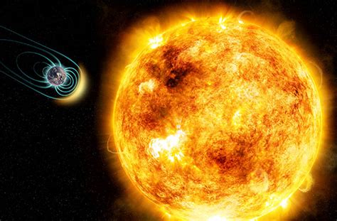 Earth Survived To Extremely Violent Solar Flares Due To Its Magnetic Field