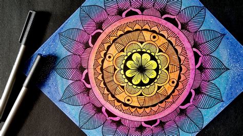 Mandala Art For Beginners Step By Step Youtube