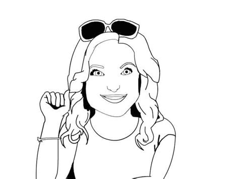 Liv And Maddie Coloring Pages Line Drawing Free Printable Coloring Pages