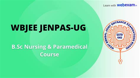 Wbjee Jenpas Ug 2023 Bsc Nursing Paramedical Admission Online