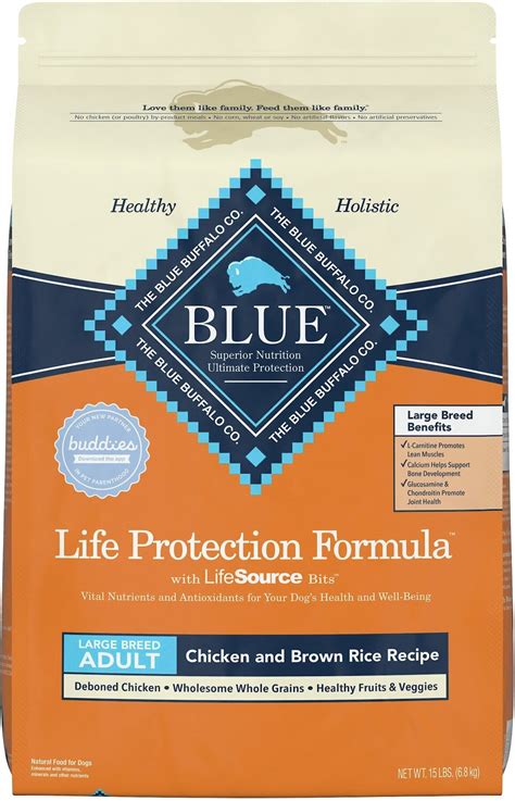 Blue Buffalo Life Protection Formula Large Breed Adult Chicken And Brown