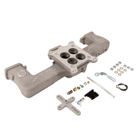 Offenhauser 5416 Single Quad Carb Intake Manifold Kit For Gm L6