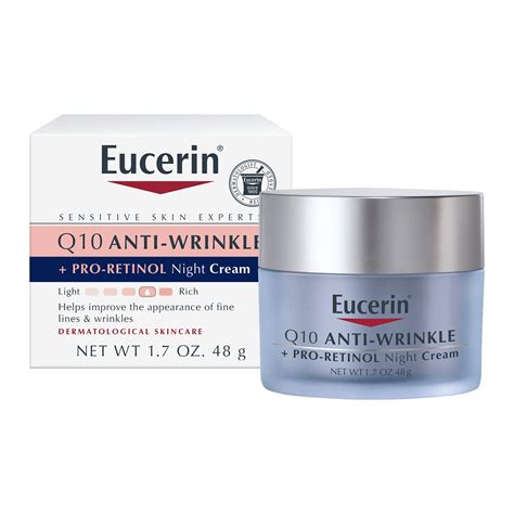 Buy Eucerin Q10 Anti Wrinkle Night Cream Pro Retinol Facial Cream