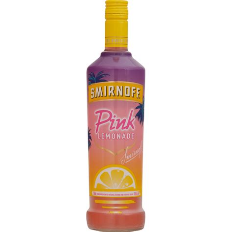 Smirnoff Pink Lemonade Vodka Infused With Natural Flavors 750 Ml