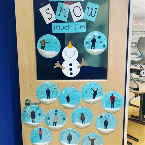 winter classroom door decoration ideas leadersrooms