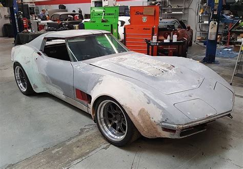 Custom Hood Vents Complete On This C3 Stingray Lt1 Hood Now Were