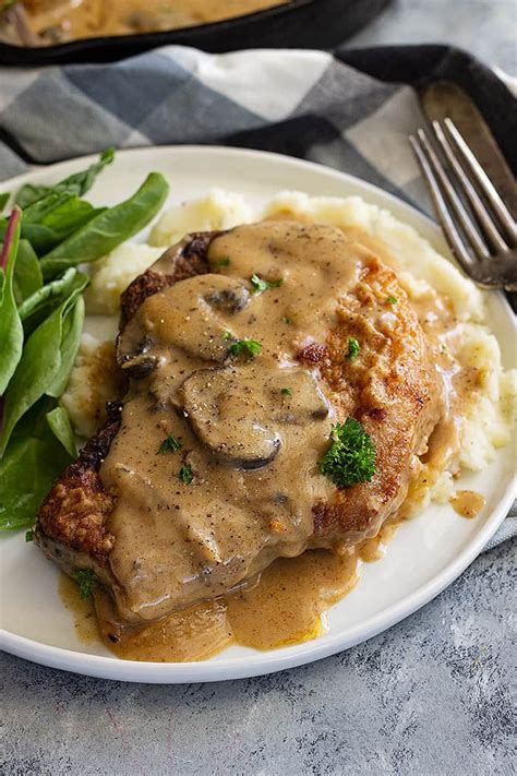 Maybe you would like to learn more about one of these? Pork Chops in Mushroom Gravy | Countryside Cravings