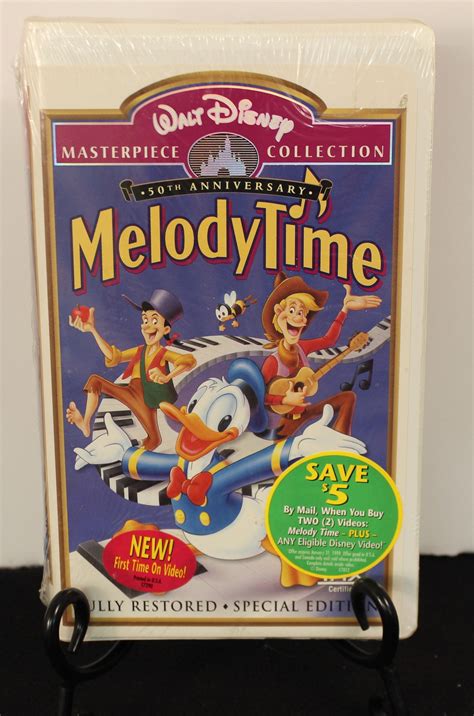 Rare Walt Disneys Masterpiece Collection 50th Anniversary Melody Time