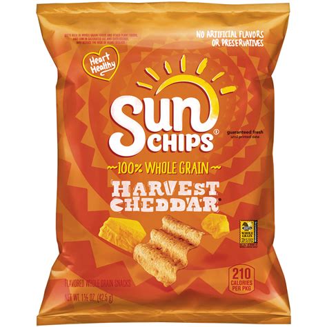 Sunchips Harvest Cheddar 15 Oz Bag 1 Count Rocketdsd