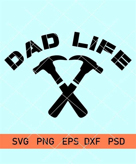 Dad Svg Dad Life Svg Fathers Day Svg New Dad Svg Dad Clipart Cut