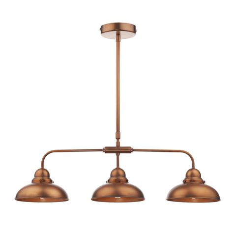 Discover understated styles from pendants & shades. Retro Style Antique Copper Kitchen Island Pendant with 3 ...