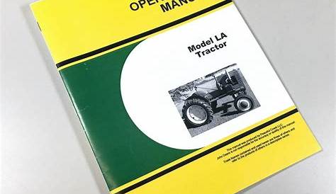 John Deere Operator Manual