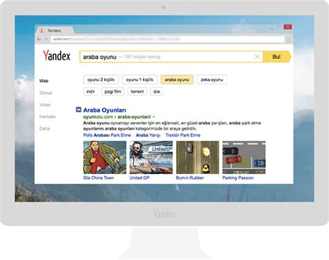Türkiyenin aradığı arama motoru Yandex kullan
