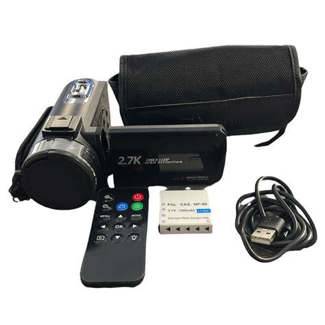 Camcorders Black 2688 X 1520p High Definition Digital 27k Ultra Hd