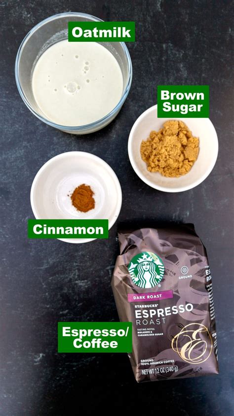 Starbucks Iced Brown Sugar Oatmilk Shaken Espresso Copycat Recipe The