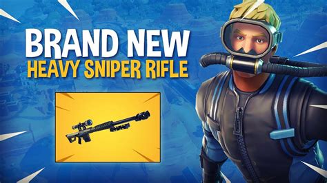 Fortnite New Heavy Sniper Rifle Vs Bolt Action Sniper