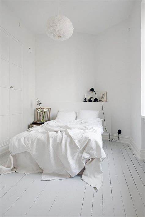 75 Elegant And Minimalist White Bedroom Design Ideas All White Room