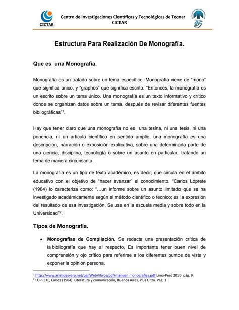 Estructura Para Realizar Una Monografia By Yadirayma15 Issuu