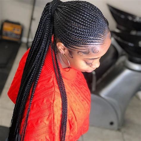 They're also known as cherokee braids, invisible cornrows, banana braids, straightbacks or pencil braids. 2020 Ghana Weaving Hairstyles That Can Change Your Look ...