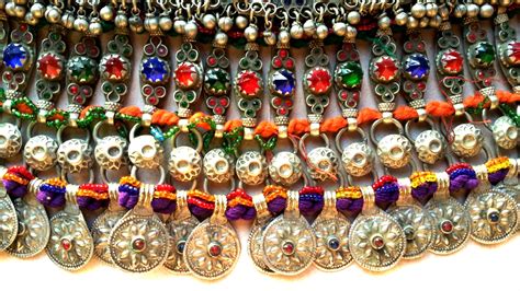 Kuchi Ethnic Choker Gypsy Banjara Fashion Long Necklace Afghan Jewelry