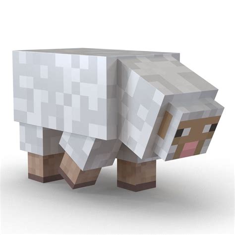 Minecraft Sheep 3d Model 29 C4d Ma Max Obj Fbx 3ds Free3d