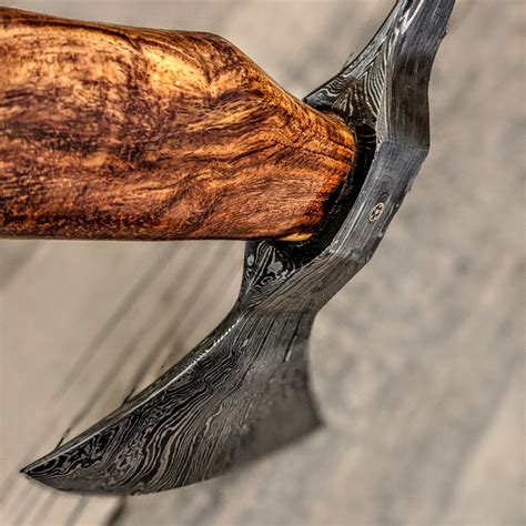 Damascus Beak Axe Hometown Knives Touch Of Modern