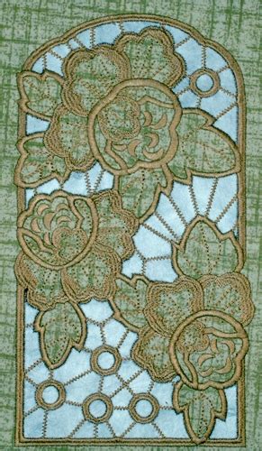 Cutwork Flower Window Motif Advanced Embroidery Designs