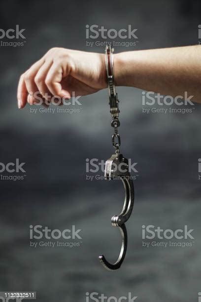 Women Handcuffed In Criminal Concept Stock Photo Download Image Now