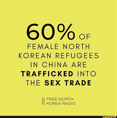 60 Female North Korean Refugees In China Are Trafficked Into The Sex Trade Free North Korea