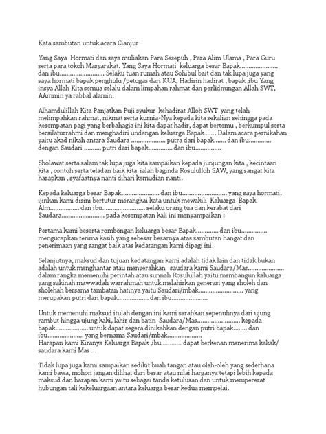 Teks Sambutan Bahasa Jawa Agustusan - tukaffe.com - tukaffe.com