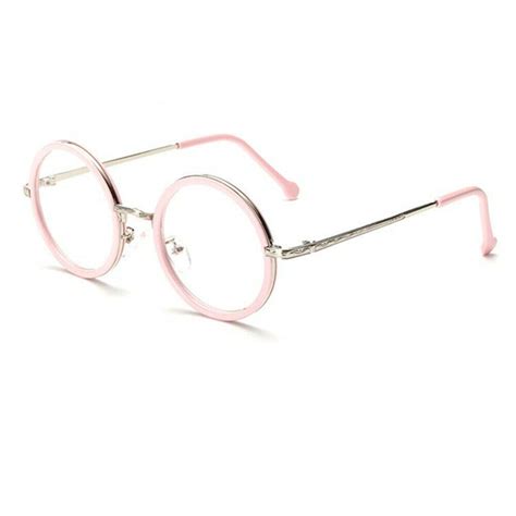 Vintage 48mm Round Eyeglass Frames Full Rim Men Women Plain Clear Glasses Ebay