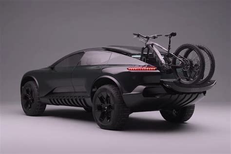 Audi Introduces Activesphere Pickup Coupe Concept Vehicle Driving
