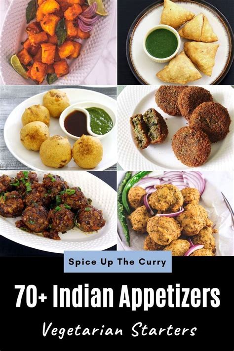 Hot sauce lends mild heat that's delectable with the smoky topping. 70+ Vegetarian, Indian Appetizers or Starters - Spice Up ...