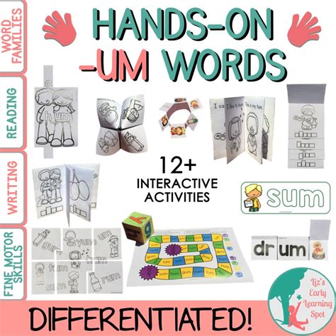Hands On Um Activities Lizs Early Learning Shop