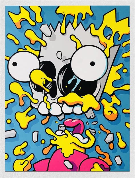 Introducing Papersmiths London Simpsons Drawings Bart Simpson Art