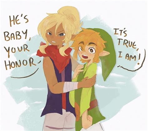 Ww Toon Link Is Baby Zelda Legend Of Zelda Zelda Art Link Fan Art