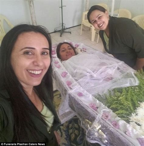 Brazilian Woman Pretends To Have Died In A Coffin To Experience Own
