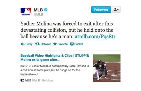 Mlb Gets Taken To Bat For Sexist Tweet The 50 Most Controversial