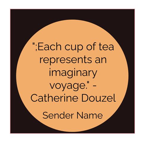 International Tea Day Quote Template Postermywall