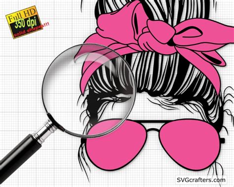 Free Free 290 Messy Bun Camping Life Svg SVG PNG EPS DXF File