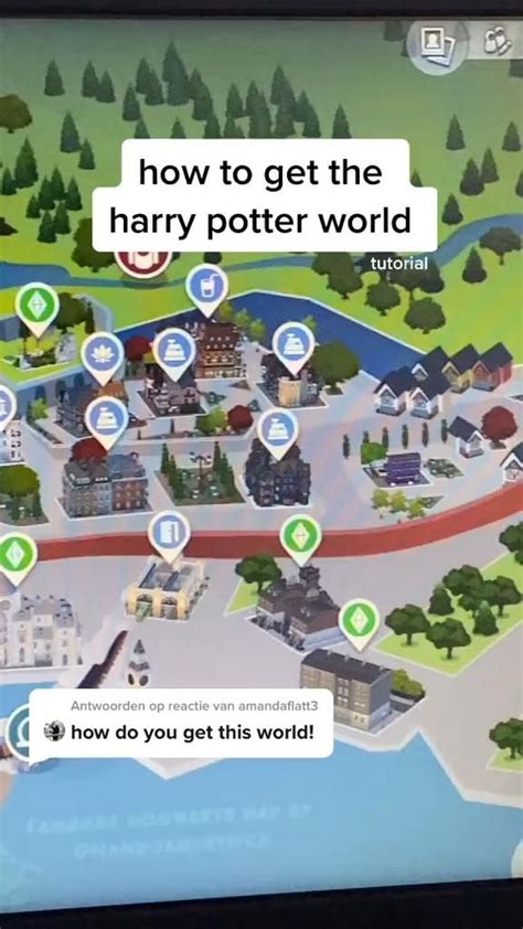 Sims 4 Harry Potter World Video Sims Sims 4 Sims 4 Huizen
